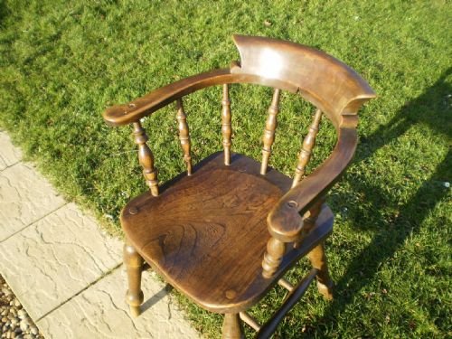 fig 4. Chairs Victorian smokers bow desk chair c1890