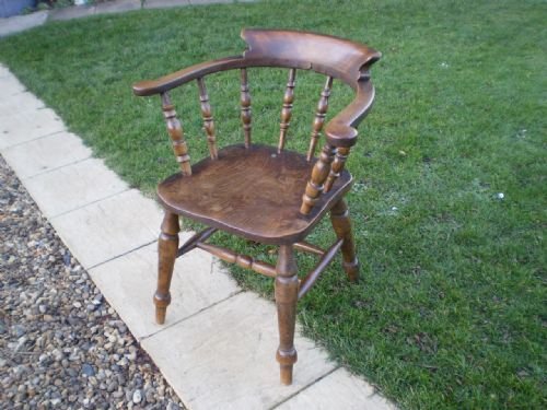 Chairs Victorian Smokers Bow Desk Chair C1890