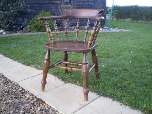 fig 2. Chairs Victorian smokers bow desk chair c1890