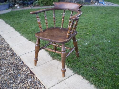 fig 4. Chairs Victorian smokers bow desk chair c1890