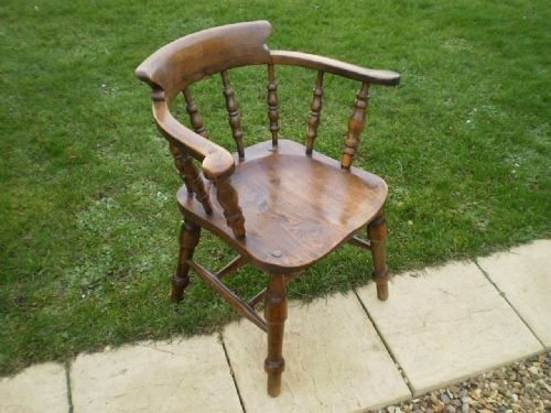 fig 3. Chairs Victorian smokers bow desk chair c1890