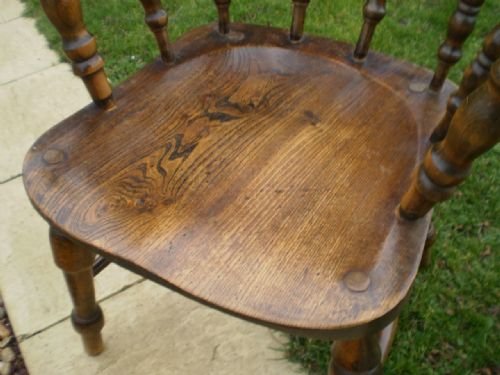 fig 4. Chairs Victorian smokers bow desk chair c1890