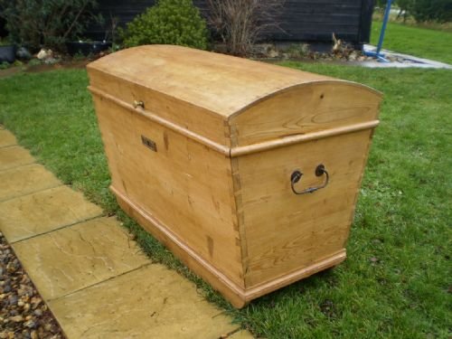 Blanket Box Victorian Pine C1880