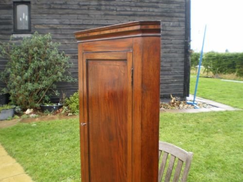 fig 1.
Cabinet corner cupboard George III Mahogany c1790