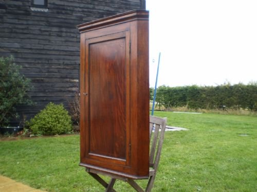 fig 4.
Cabinet corner cupboard George III Mahogany c1790