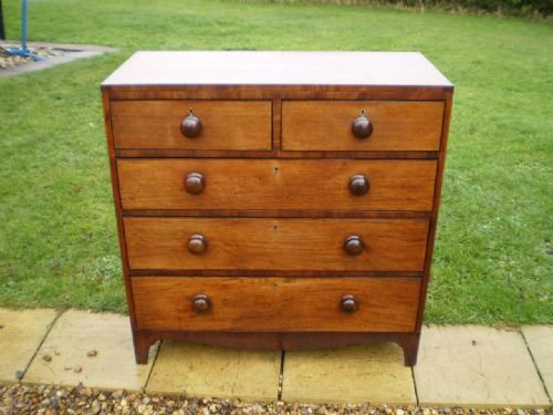 fig 2. Chest of drawers George III Mahogany c1800