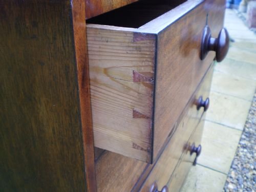 fig 3. Chest of drawers George III Mahogany c1800