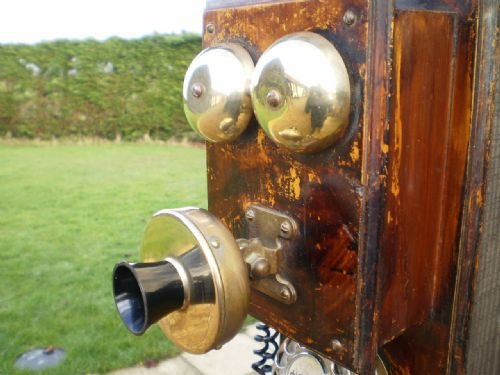 fig 3. Telephone Vintage 1920's fully converted BT approved