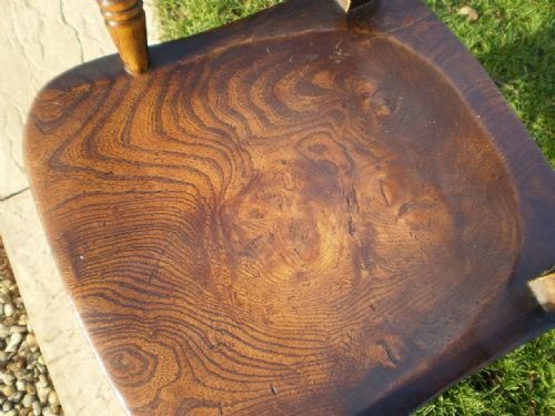 fig 1. Chair Windsor Beech and Elm East Anglian Bar back c1870