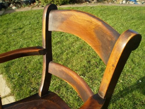 fig 4. Chair Windsor Beech and Elm East Anglian Bar back c1870