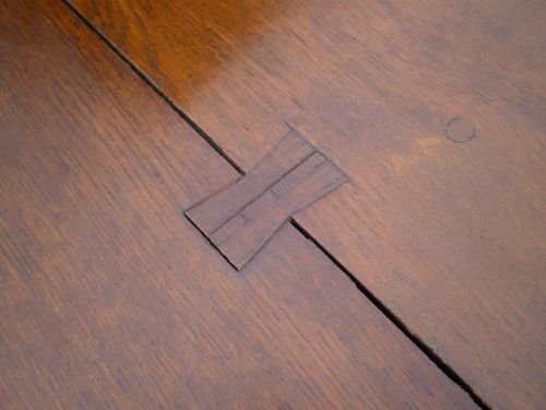 fig 3. Table Arts and crafts Oak refectory dining table c1880