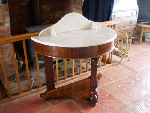 Dressing Table Duchess Mahogany and Marble C1860