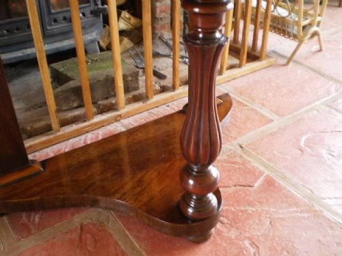 fig 2. Dressing table Duchess Mahogany and marble c1860