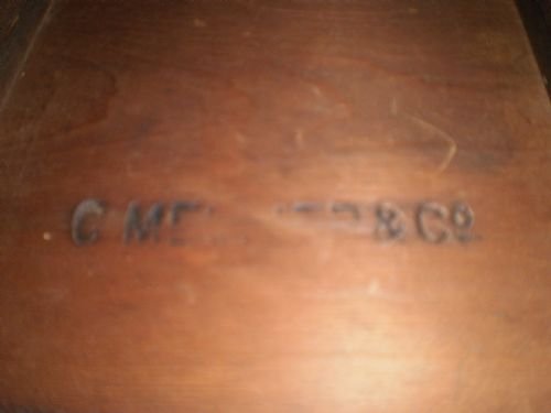 fig 4. Desk Victorian Mahogany twin pedestal c1890 by C Mellier & co