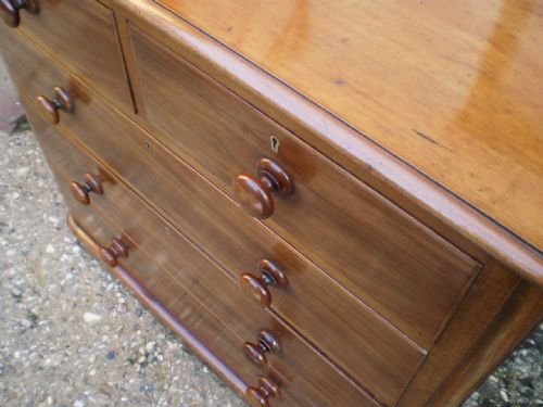 fig 2. Chest of drawers Victorian Mahogany c1880