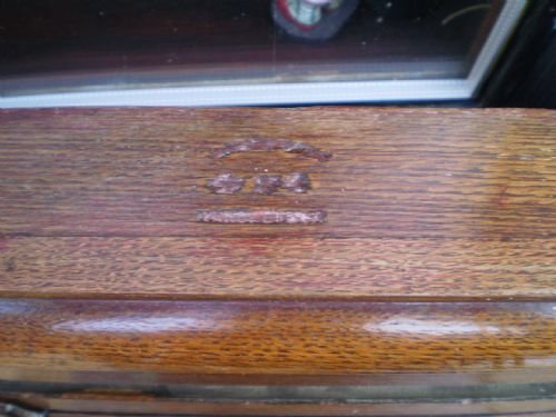 fig 3. Scoreboard snooker billiards Victorian Oak by Orme and sons manchester c1880