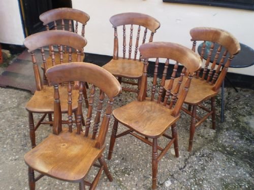 Chairs Victorian Windsor Kitchen Chairs C1870 East Yorkshire