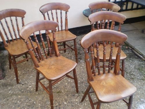 fig 2. chairs Victorian Windsor kitchen chairs c1870 East Yorkshire
