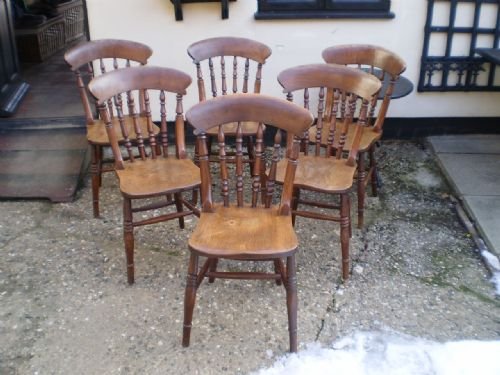 fig 4. chairs Victorian Windsor kitchen chairs c1870 East Yorkshire