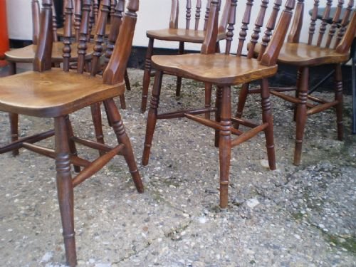 fig 3. chairs Victorian Windsor kitchen chairs c1870 East Yorkshire
