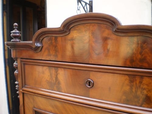 fig 1. Cupboard cabinet Armoire French c1880 Mahogany