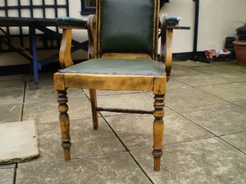 fig 1. Chair Barbers Victorian chair c1890