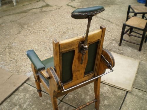 fig 2. Chair Barbers Victorian chair c1890