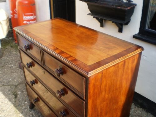 fig 2. Chest of drawers Victorian Mahogany c1880