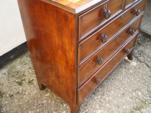 fig 3. Chest of drawers Victorian Mahogany c1880