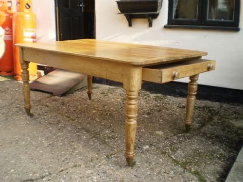 Table Victorian Pine Scrub Top C1880
