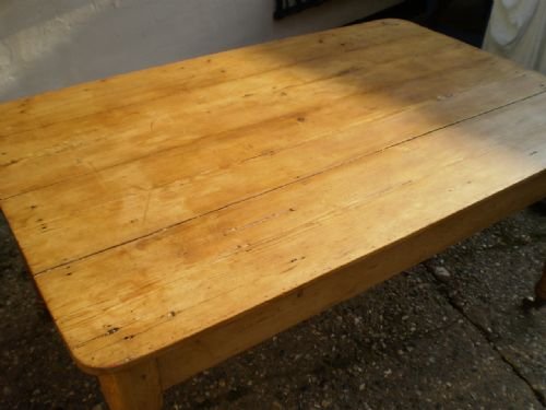 fig 1. Table Victorian pine scrub top c1880