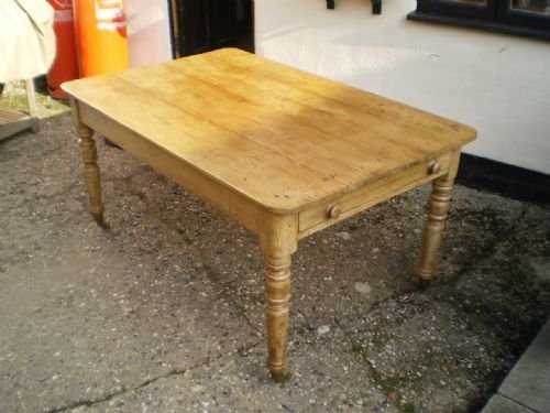 fig 2. Table Victorian pine scrub top c1880