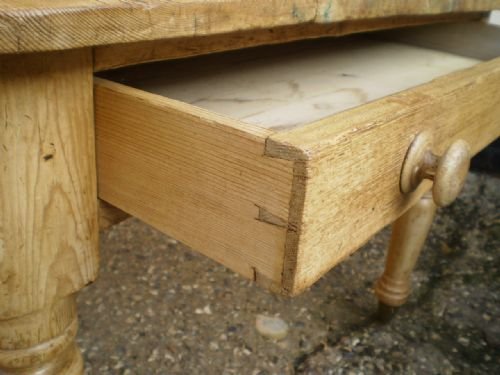 fig 4. Table Victorian pine scrub top c1880
