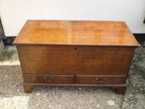 fig 1. Chest Mule chest Oak George II c1750