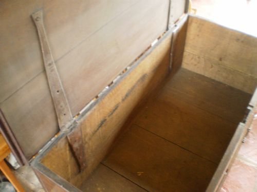 fig 4. Chest Mule chest Oak George II c1750