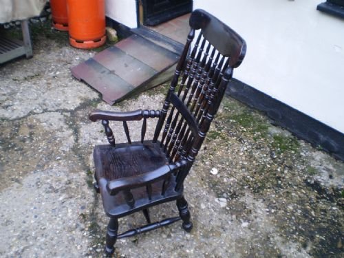 fig 3. Chair Windsor Caister chair made by John Shadford Lincolnshire c1860 Beech/Elm