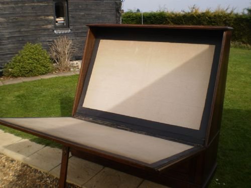 fig 2. Cupboard George III Oak folio architects plan chest c1780
