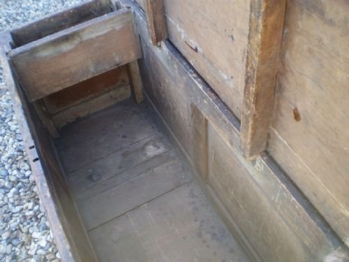 fig 3. Coffer blanket box George III Pine c1800