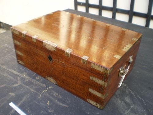 fig 1. Correspondence box writing Campaign Teak and Camphor c1880 William Cloudsley