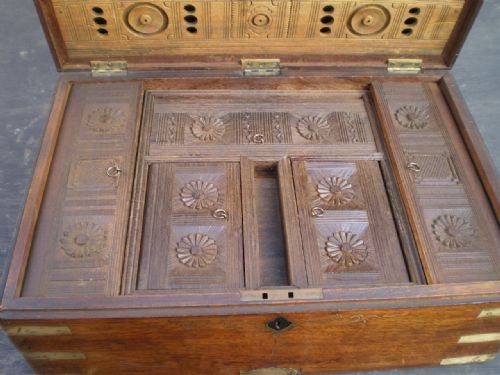 fig 2. Correspondence box writing Campaign Teak and Camphor c1880 William Cloudsley