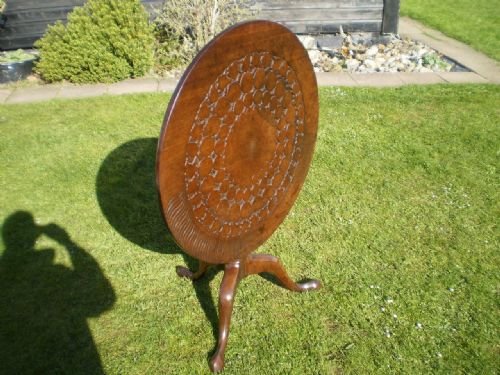 Table George III Snap Top Wine Table Mahogany C1790