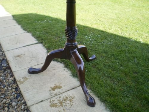 fig 2. Table George III snap top wine table Mahogany c1790