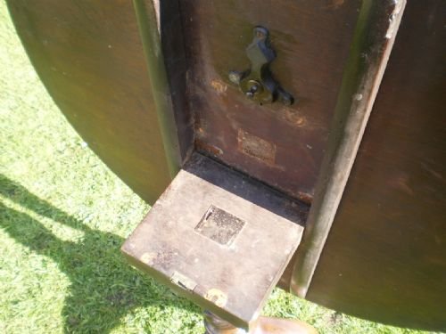 fig 3. Table George III snap top wine table Mahogany c1790