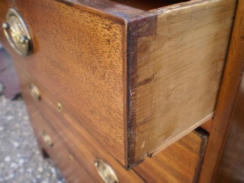 fig 2. Chest of drawers very small George III Mahogany c1790