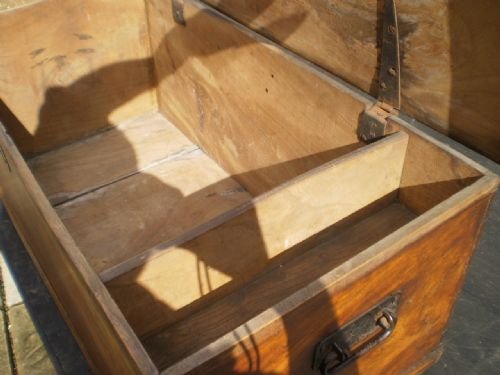 fig 2. Chest box Figured Elm George III c1790