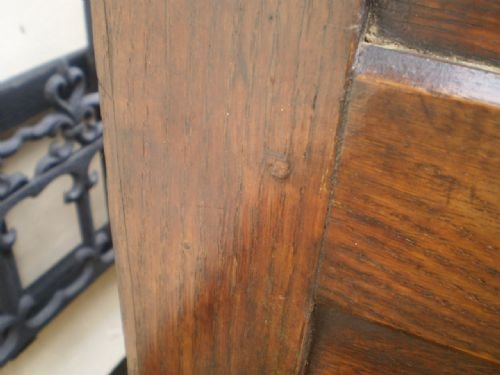 fig 4. Chest of drawers antique George III Oak and Mahogany c1790