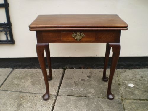 Table Lowboy Card Tea Antique George II Mahogany C1750