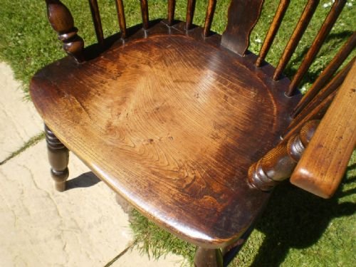 fig 1. Chair Victorian Windsor chair Ash and Elm c1850