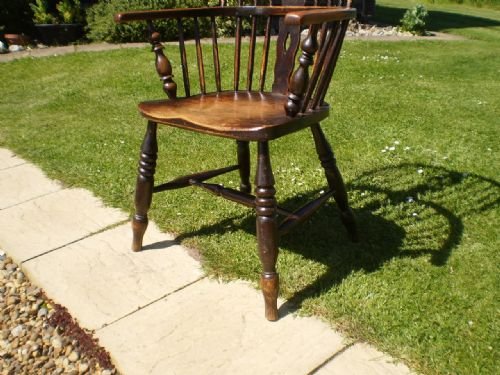 fig 2. Chair Victorian Windsor chair Ash and Elm c1850