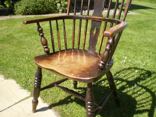 fig 3. Chair Victorian Windsor chair Ash and Elm c1850